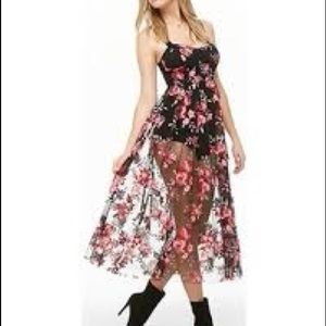 Forever 21 long floral dress